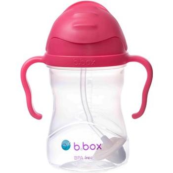 B.Box Hrnček so slamkou – malina 240 ml (9353965005025)