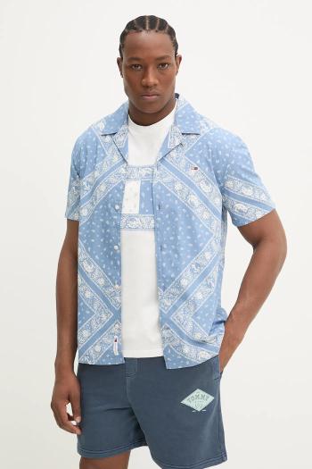 Bavlnená košeľa Tommy Jeans pánska, regular, DM0DM20888