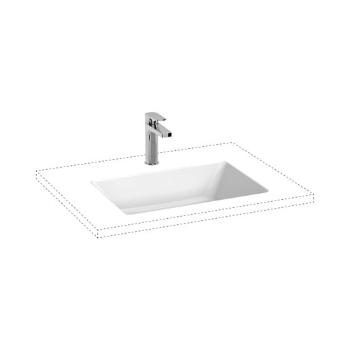 Zápustné umývadlo Jika Cubito 53,5x37 cm bez otvoru pre batériu H8164221001091