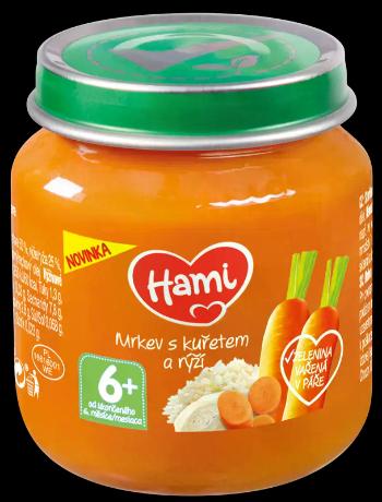 HAMI Mrkva s kuraťom a ryžou 6M+ 125 g