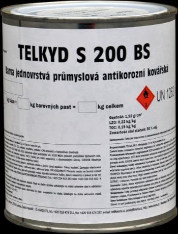 BARVY A LAKY TELURIA TELKYD S200BS - 2v1 matná syntetická kováčska farba 0,6 l kováčska čierna