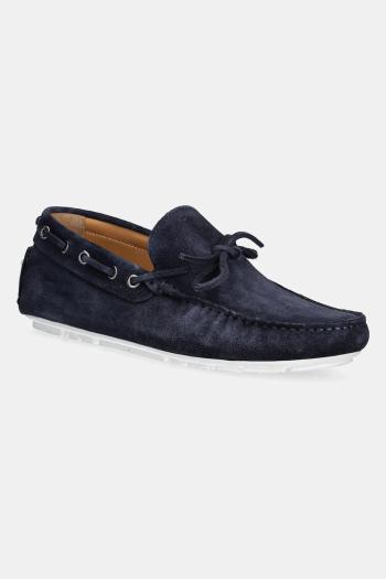 Semišové mokasíny U.S. Polo Assn. PABLO pánske, tmavomodrá farba, PABLO001M/5S1