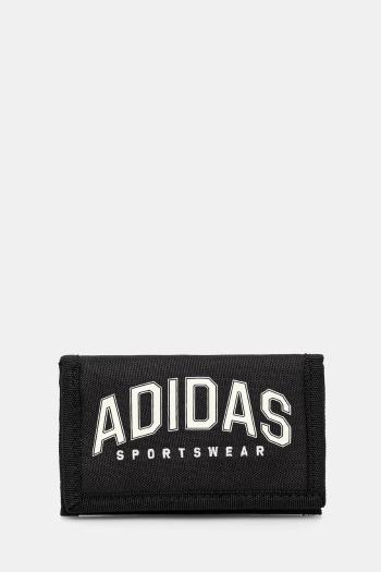 Peňaženka adidas VARSITY WAL čierna farba, JG1107