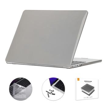 ENKAY CRYSTAL SET Ochranná sada pre MacBook Air 15" M2 / M3 (A2941 / A3114) šedý