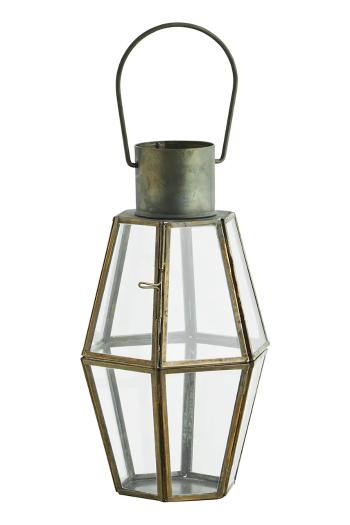 Lucerna Madam Stoltz 12 x 21 cm priehľadná farba