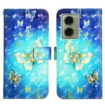 ART Peňaženkový kryt pre Motorola Moto G04 / G24 / G24 Power GOLDEN BUTTERFLY