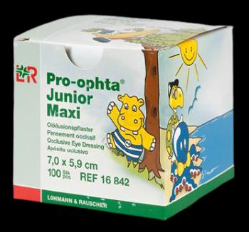 Okluzor nápl.Pro-ophta Junior Maxi 7.0x5.9cm/100ks