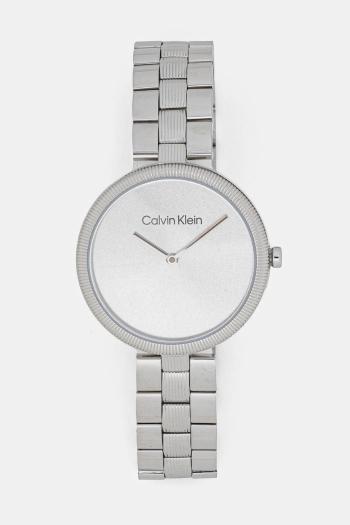Hodinky Calvin Klein dámske, strieborná farba, 25100015