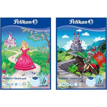 Pelikan, na maľovanie A4/100 listov – mix motívov (00137679)