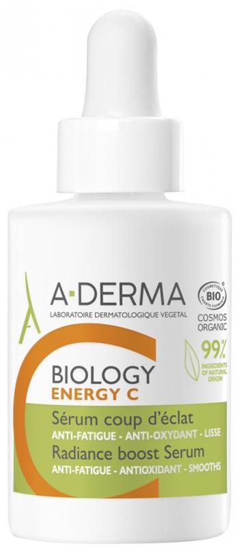 A-DERMA Rozjasňujúce pleťové sérum Biology Energy C (Radiance Boost Serum) 30 ml