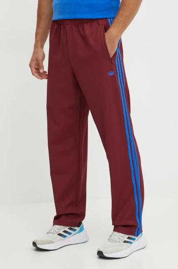 Tepláky adidas Originals Trackpant bordová farba, s nášivkou, JN5977