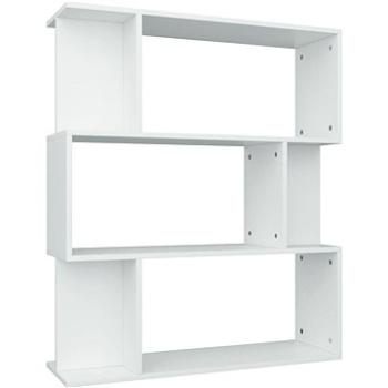 Shumee zástena do izby biela 80 × 24 × 96 cm drevotrieska, 800081