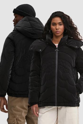 Bunda Sprayground čierna farba, prechodná, oversize, SP663