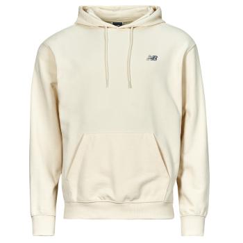 New Balance  BRUSHED SMALL LOGO HOODIE  Mikiny Béžová