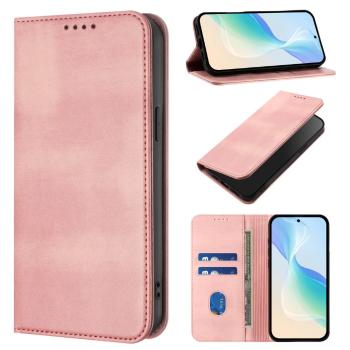 MAGNETIC Zaklápací kryt pre Motorola Edge 60 Pro ružový