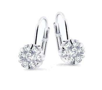 Cutie Jewellery Krásne náušnice z bieleho zlata so zirkónmi Z8039-55-10-X-2