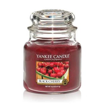 Yankee Candle Vonná sviečka Classic stredná Black Cherry 411 g