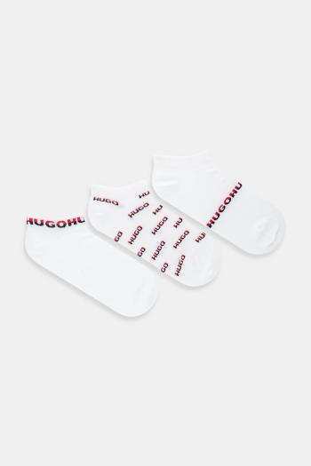 Ponožky HUGO 3-pak biela farba, 50543082