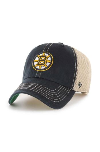 Šiltovka 47 brand NHL Boston Bruins čierna farba, s nášivkou, H-TRWLR01GWP-BK