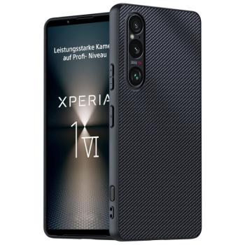 CARBON Ochranný obal pre Sony Xperia 1 VI čierny