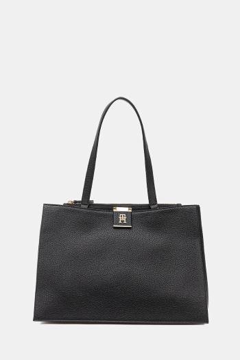 Kabelka Tommy Hilfiger čierna farba, AW0AW17191
