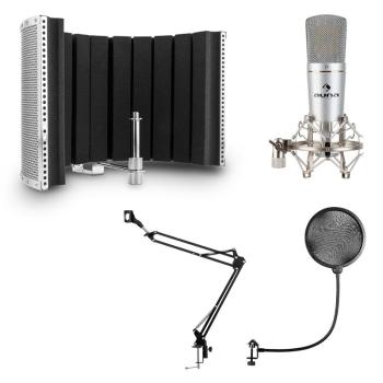 Auna MIC-920, USB, mikrofónový set, V5, mikrofón, otočné rameno, POP filter, clona