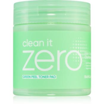 Banila Co. clean it zero Green Peel Toner Pad peelingové pleťové tampóny pre mastnú a problematickú pleť 70 ks