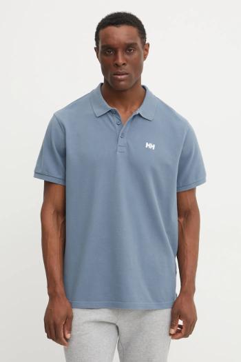Bavlnené polo tričko Helly Hansen jednofarebný