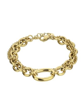 Marc Malone Pozlátený retiazkový náramok Hayden Gold Bracelet MCB23083G