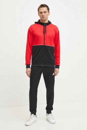 Tepláková súprava adidas DK TT TS pánsky, červená farba, JI8891