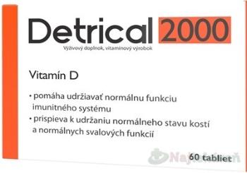 Detrical 2000 Vitamín D, 60 ks