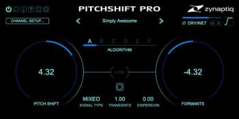 Zynaptiq PITCHSHIFT PRO (Digitálny produkt)