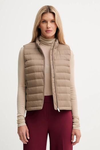 Páperová vesta Calvin Klein béžová farba, prechodná, LV044C529G