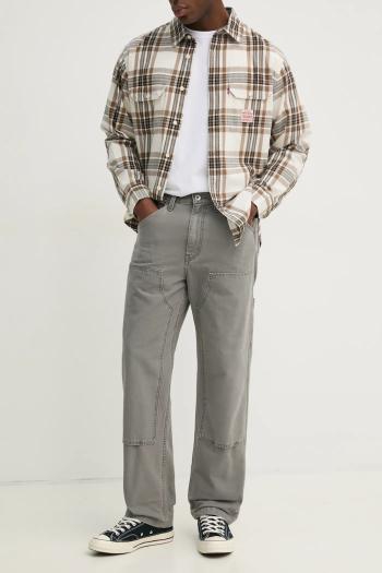 Bavlnené rifle Levi's 568 LOOSE STRT DBL KNEE pánske, A7367