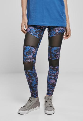 Urban Classics Ladies Camo Tech Mesh Leggings digital duskviolet camo - M