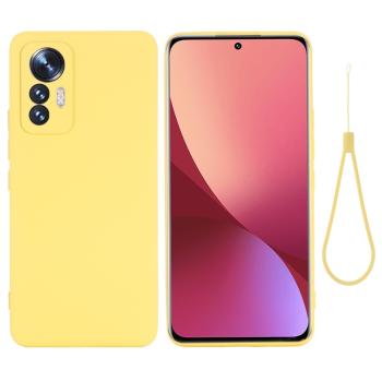 RUBBER Ochranný kryt pre Xiaomi 12 Lite žltý