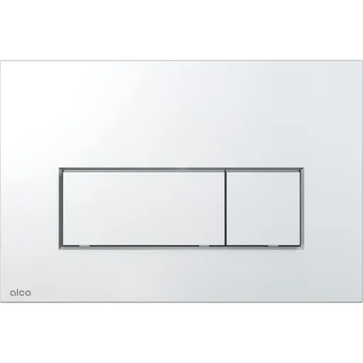 Ovládacie tlačidlo Alca plast chróm lesk M571