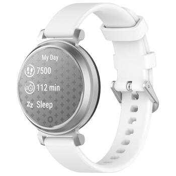 SILICONE Vymeniteľný remienok pre Garmin Lily 2 Active biely