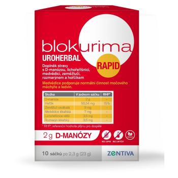 BLOKURIMA Uroherbal rapid 2 g D-manózy 10 sáčkov