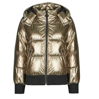 Guess  BICE METALLIC HOODIE PUFFER  Bundy Zlatá