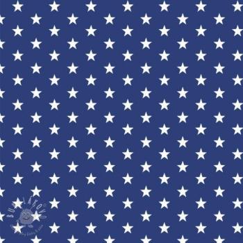 Bavlnená látka Petit stars cobalt