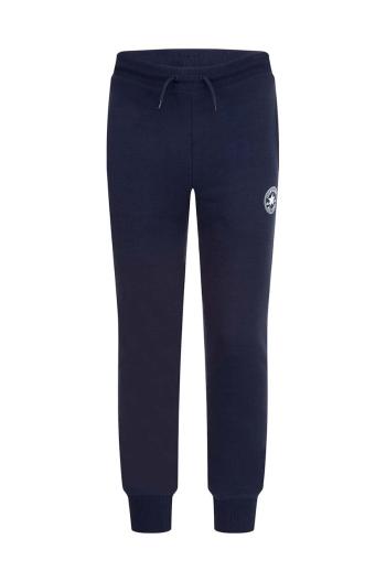 Detské tepláky Converse zelená farba, s nášivkou