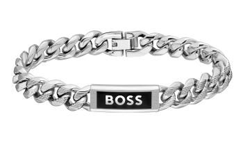 Hugo Boss Pánsky oceľový náramok Kassy Emblem 1580679 19 cm
