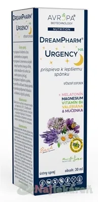 Avropa DreamPharm Urgency HA ústny sprej 30 ml