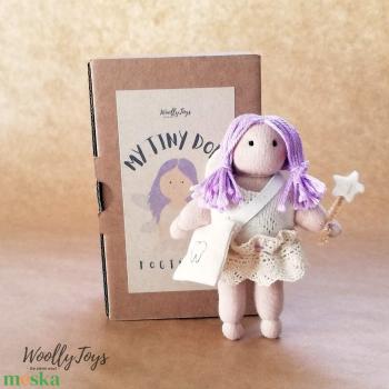 My Tiny Doll - Fogtündér lila hajjal - 50% kedvezménnyel