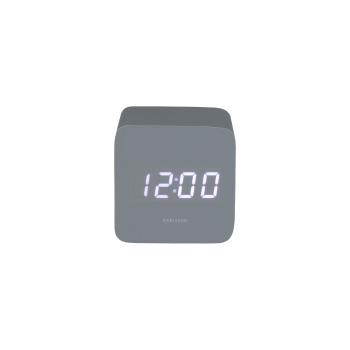Karlsson 5982GY dizajnové LED hodiny s budíkomsivé, 7 cm