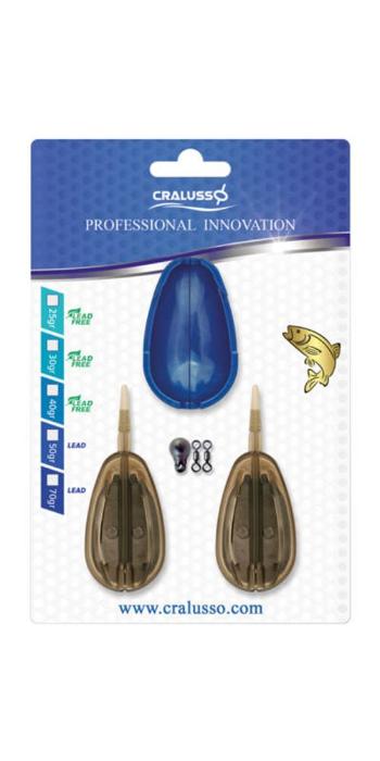 Cralusso Krmítka Sensitive Method basket set 2+1 30g,Cralusso Krmítka Sensitive Method basket set 2+1 30g