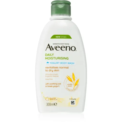 Aveeno Daily Moisturising Yoghurt body wash vyživujúci sprchový gél Vanilla