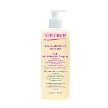 Topicrem Ultra výživný umývací gél AD ( Ultra -Rich Clean sing Gel) 500 ml