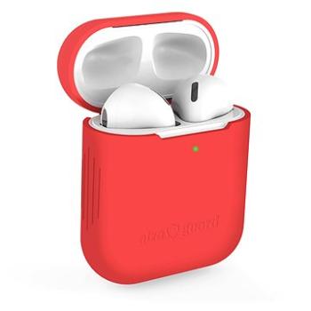 AlzaGuard Skinny Silicone Case na Airpods 1. a 2. generácie, červené (AGD-ACSS1R)